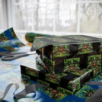 St Patricks Day Horror Leprechaun Wrapping Paper Roll Your Luck Just Ran Out Creepy St Pattys Day
