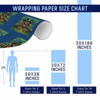 St Patricks Day Horror Leprechaun Wrapping Paper Roll Your Luck Just Ran Out Creepy St Pattys Day