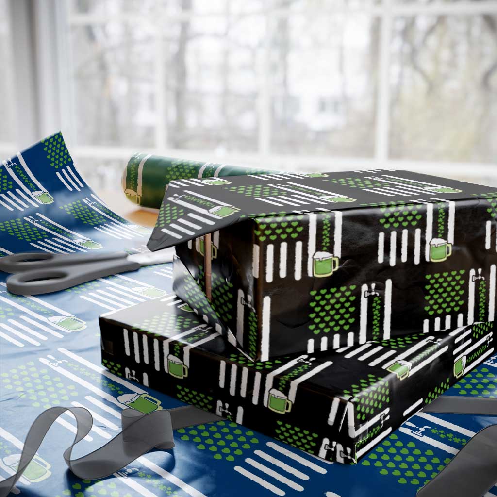 St Patricks Day Irish American Pride Gift Wrapping Paper Roll