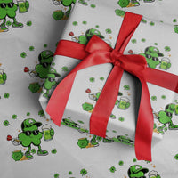 St Patricks Day Shamrock Darts And Beer Lover Gift Wrapping Paper Roll