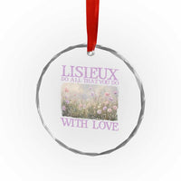 St Therese of Lisieux Crystal Glass Ornament Catholic Saint Gift for Girls Orthodox Christian
