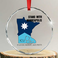 Stand With Minneapolis Crystal Glass Ornament In Loving Memory Of Alex