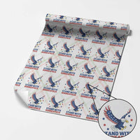 Stand With Minneapolis Wrapping Paper Roll American Eagle Protest Gift