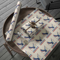 Stand With Minneapolis Wrapping Paper Roll American Eagle Protest Gift