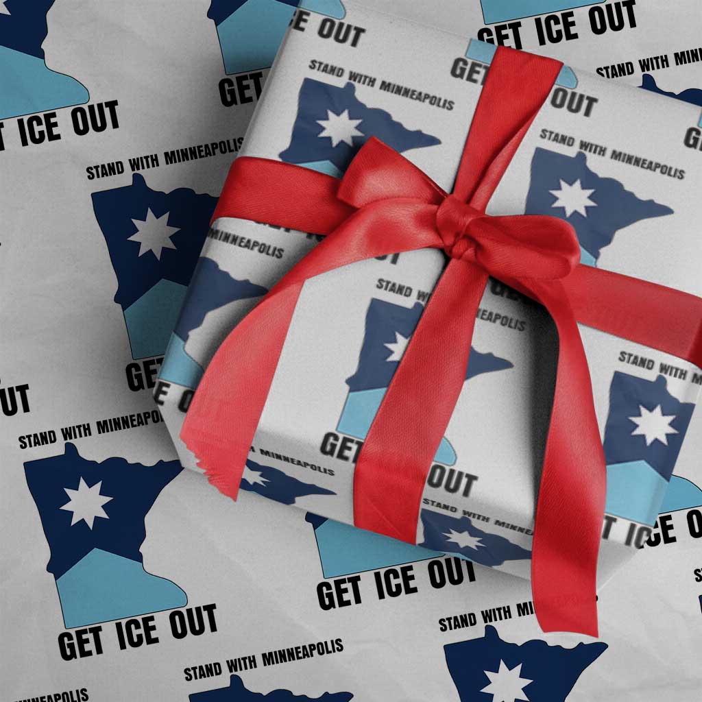 Stand With Minneapolis Wrapping Paper Roll Social Justice Support