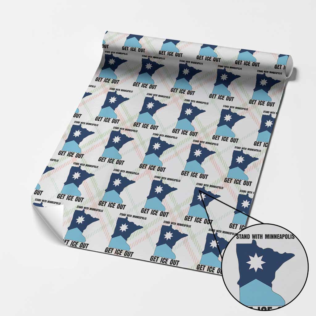 Stand With Minneapolis Wrapping Paper Roll Social Justice Support
