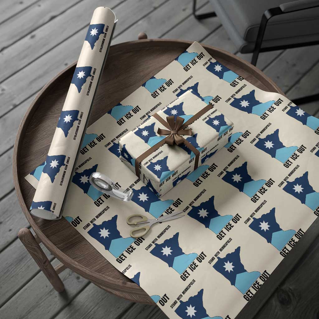 Stand With Minneapolis Wrapping Paper Roll Social Justice Support