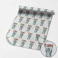 Stand With Minneapolis Wrapping Paper Roll Statue Of Liberty Torch Justice Support