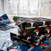 Stand With Sudan Power Fist Wrapping Paper Roll Sudan Flag Activist Peace and Protest - Wonder Print Shop