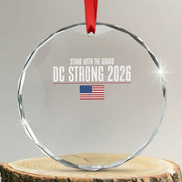 Stand With The Guard Crystal Glass Ornament DC Guardsmen 2026 - Wonder Print Shop