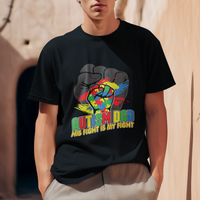 Autism Awareness T Shirt His Fight Is My Fight Dad Support - Wonder Print Shop