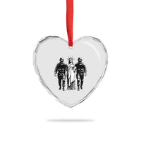 Statue Of Liberty Arrested Heart Crystal Glass Ornament Funny Immigrant Rights Political Protest