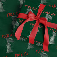 Statue of Liberty Crying Anti ICE Protest Meme Wrapping Paper Roll