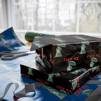 Statue of Liberty Crying Anti ICE Protest Meme Wrapping Paper Roll