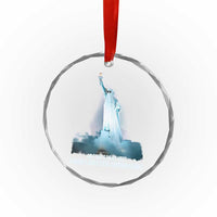 Statue of Liberty Ghost Crystal Glass Ornament Are We Great Yet Cause I Just Feel Embarrased - Wonder Print Shop