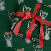 Statue Of Liberty Justice For Alex Pretti Tribute Gift Wrapping Paper Roll