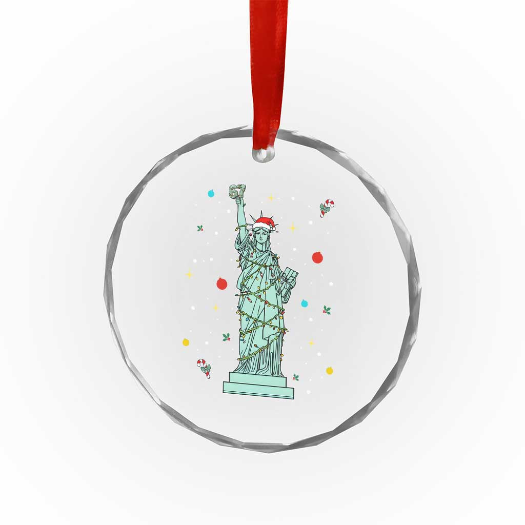Statue Of Liberty Six Seven Meme Crystal Glass Ornament Gen Alpha 67 Trend Christmas Gift - Wonder Print Shop