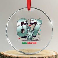 Statue Of Liberty Six Seven Meme Crystal Glass Ornament Trendy Gen Z Christmas Gift - Wonder Print Shop