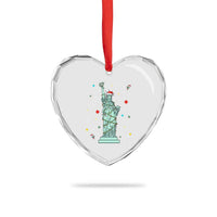 Statue Of Liberty Six Seven Meme Heart Crystal Glass Ornament Gen Alpha 67 Trend Christmas Gift - Wonder Print Shop