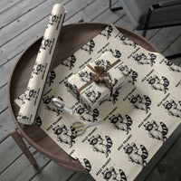 Stay Trashy Raccoon Wrapping Paper Roll Funny Raccoon Drinking Wine Meme