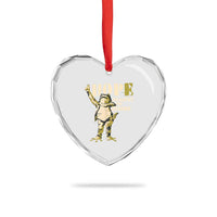 Stencil Protest Frog Heart Crystal Glass Ornament Hope Against the Regime Portland Inflatable Resistance - Wonder Print Shop