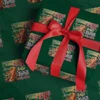 Steppin' Into Black History Month Wrapping Paper Roll African American Month Proud Melanin