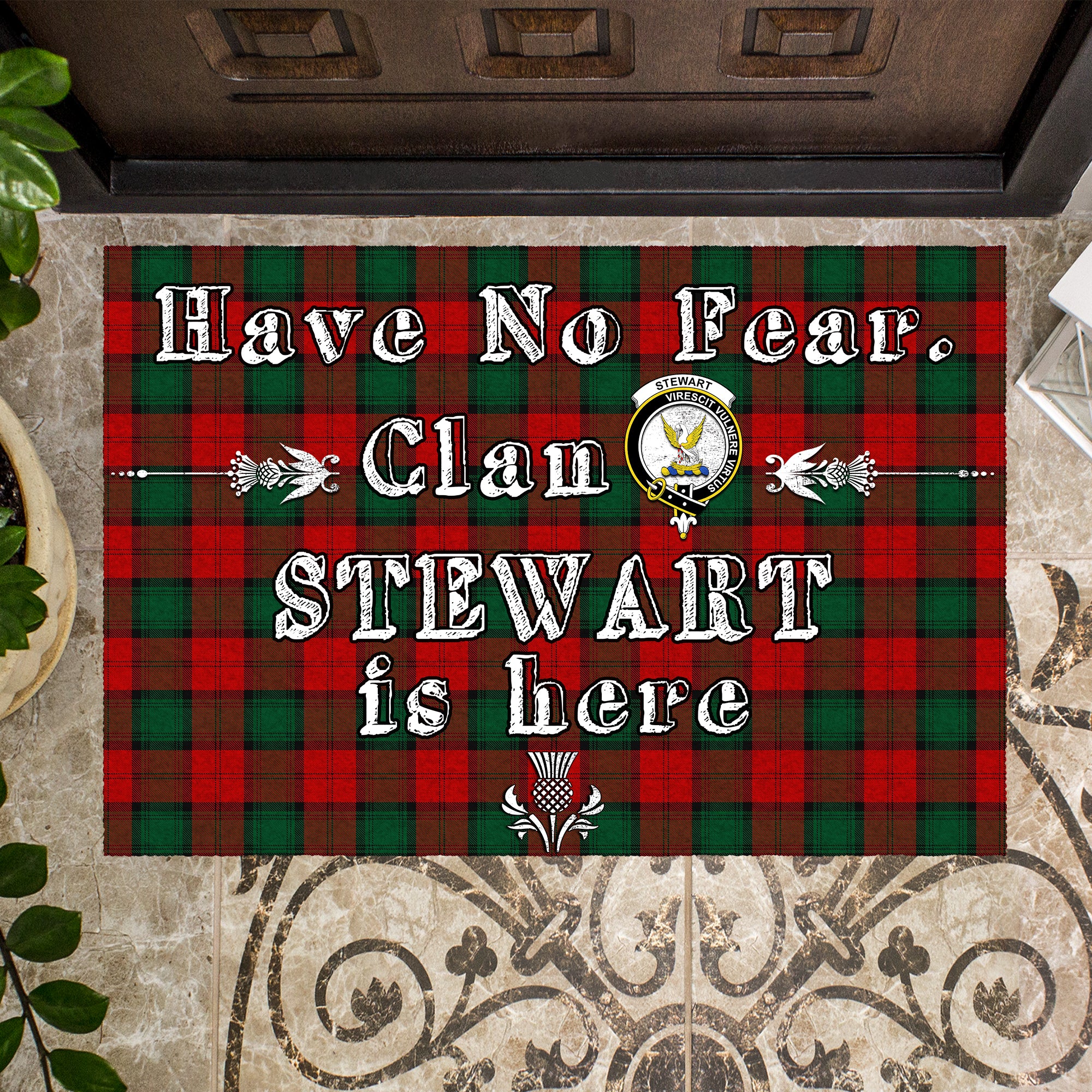 stewart-of-atholl-clan-tartan-door-mat-family-crest-have-no-fear-tartan-door-mat
