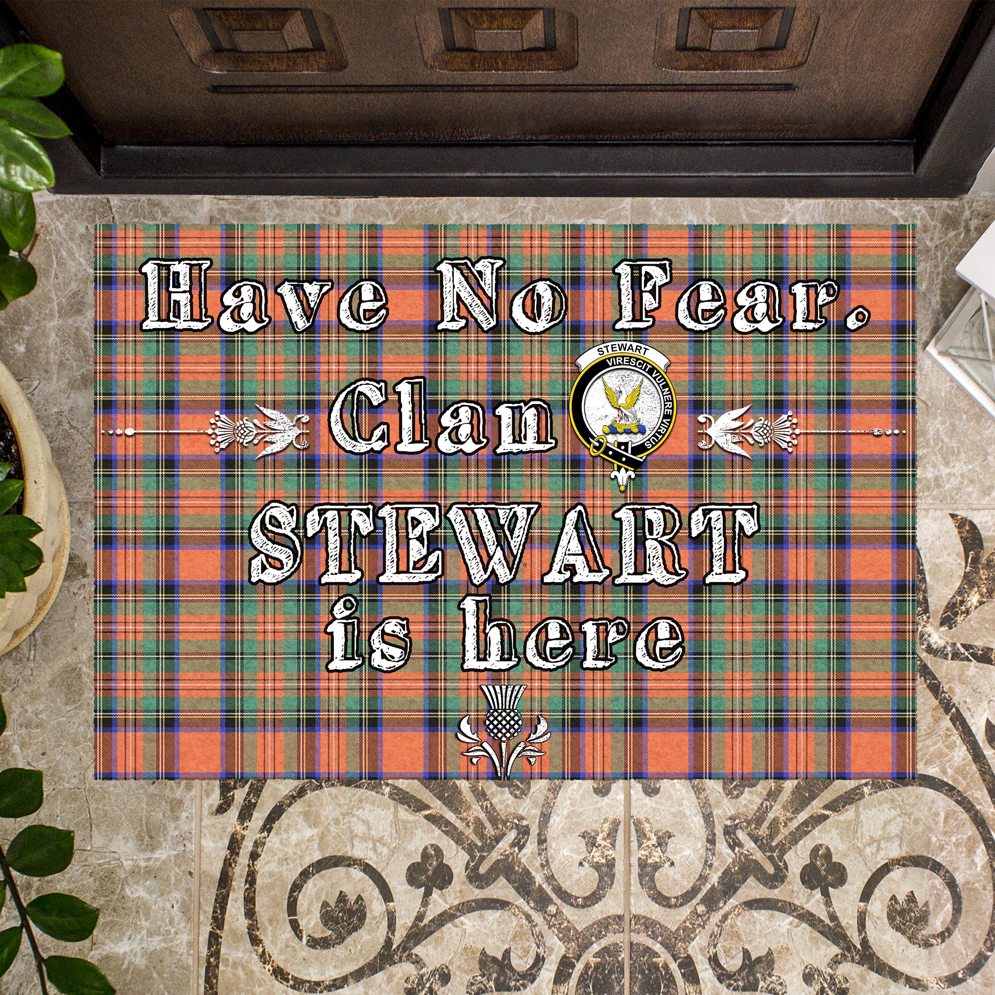 stewart-royal-ancient-clan-tartan-door-mat-family-crest-have-no-fear-tartan-door-mat