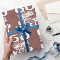 Still Keeping It Reel At 60 Wrapping Paper Roll Fisherman Birthday Gift