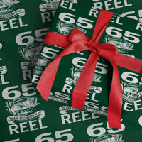 Still Keeping It Reel At 65 Wrapping Paper Roll Fisherman Birthday Gift