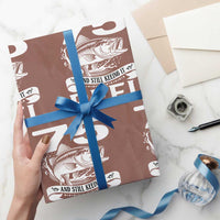 Still Keeping It Reel At 75 Wrapping Paper Roll Fisherman Birthday Gift