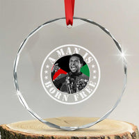 Stokely Carmichael Crystal Glass Ornament A Man Is Born Free Kwame Ture Civil Rights Leader