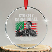 Stokely Carmichael Quote Crystal Glass Ornament Racism Is Not A Question Of Attitude It's A Question Of Power