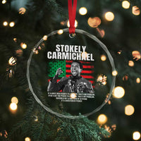 Stokely Carmichael Quote Crystal Glass Ornament Racism Is Not A Question Of Attitude It's A Question Of Power
