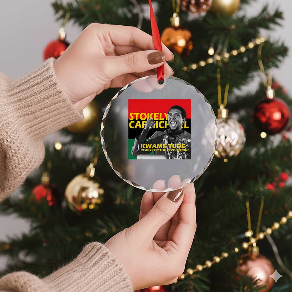 Stokely Carmichael Quote Crystal Glass Ornament Ready For The Revolution Black History Month