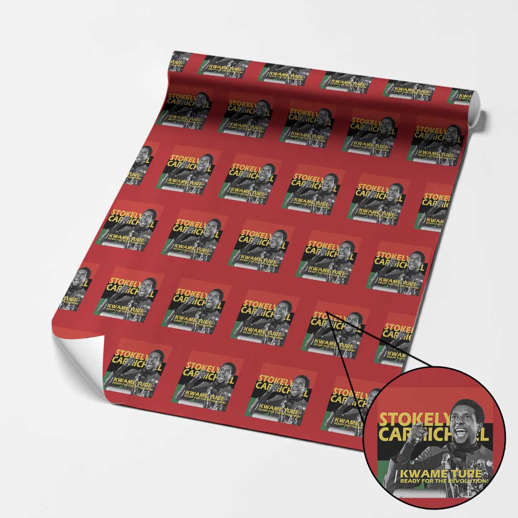 Stokely Carmichael Quote Wrapping Paper Roll Ready For The Revolution Black History Month
