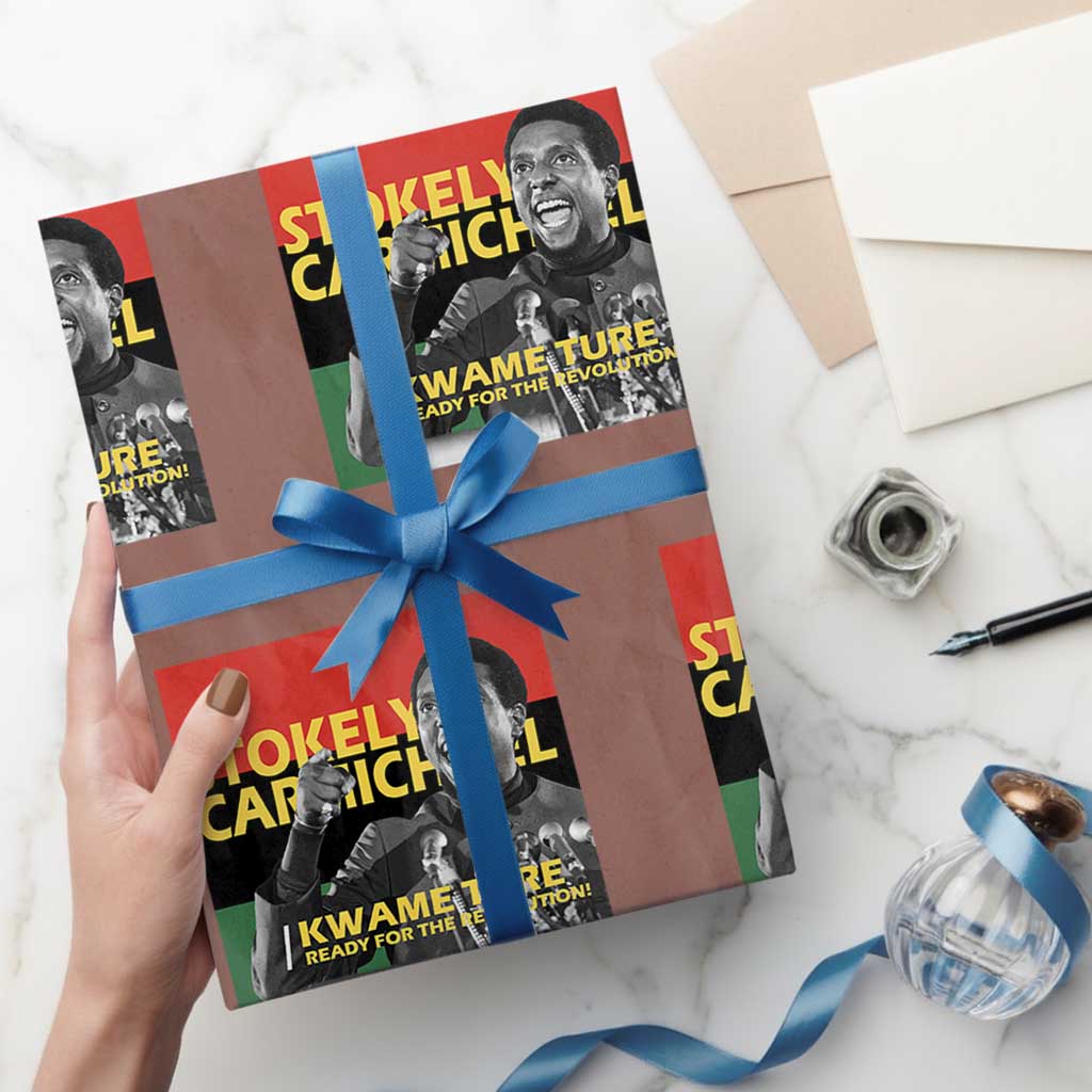 Stokely Carmichael Quote Wrapping Paper Roll Ready For The Revolution Black History Month