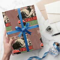 Stokely Carmichael Quote Wrapping Paper Roll The Secret Of Life Is To Have No Fear It's The Only Way To Function