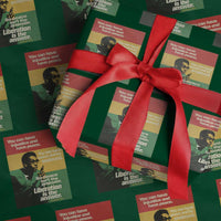 Stokely Carmichael Quote Wrapping Paper Roll You Can Have Injustice And Have Peace And Be Enslaved