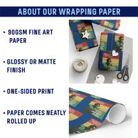 Stokely Carmichael Quote Wrapping Paper Roll You Can Have Injustice And Have Peace And Be Enslaved