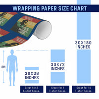 Stokely Carmichael Quote Wrapping Paper Roll You Can Have Injustice And Have Peace And Be Enslaved
