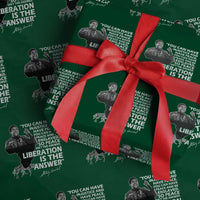 Stokely Carmichael Quote Wrapping Paper Roll You Can Have Injustice And Have Peace And Be Enslaved Black History Month
