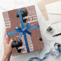 Stokely Carmichael Quote Wrapping Paper Roll You Can Have Injustice And Have Peace And Be Enslaved Black History Month