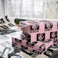 Stop MMIW Wrapping Paper Roll Voices For Stolen Sisters Red Handprint Graphic