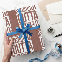 Straight Outta Chemo Wrapping Paper Roll Funny Battle Cancer Gift