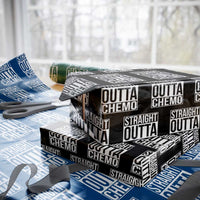 Straight Outta Chemo Wrapping Paper Roll Funny Battle Cancer Gift