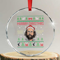Stranger Christmas Crystal Glass Ornament Funny Murray Hawkins - Wonder Print Shop
