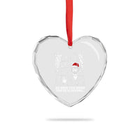 Stranger Christmas Heart Crystal Glass Ornament Funny Murray He Sees You Vintage - Wonder Print Shop