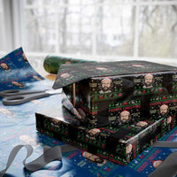 Stranger Christmas Wrapping Paper Roll Funny Murray Hawkins - Wonder Print Shop
