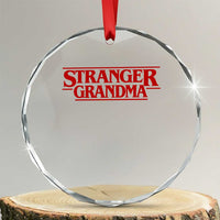 Stranger Grandma Crystal Glass Ornament Funny Grandmother Movie Gift